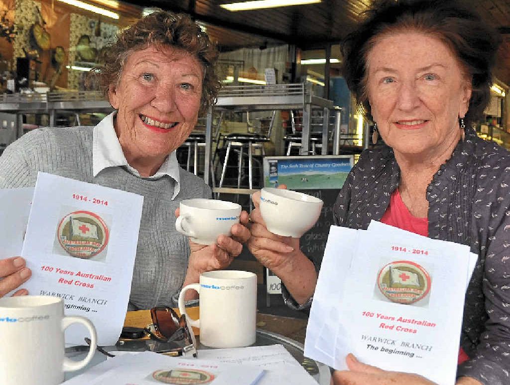 DEDICATION: Centenary luncheon organisers Kate Keogh and Noela Dillon say the Red Cross is about more than a blood donation. DEDICATION: Centenary luncheon organisers Kate Keogh and Noela Dillon say the Red Cross is about more than a blood donation.